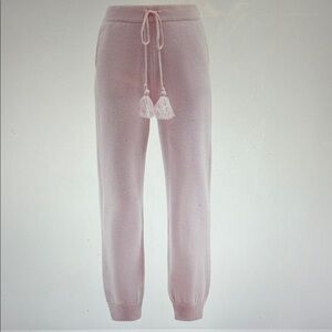 LoveShackFancy Tristen Joggers with Tassel Drawstring